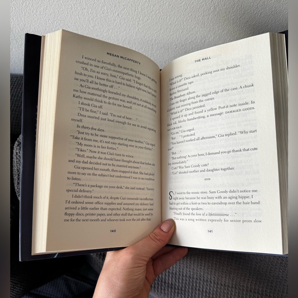 The Mall by Megan McCafferty | novel, fiction, 90s, YA | Hardcover Book - Picture 8 of 8